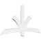 Ekena Millwork Davenport Architectural Grade PVC Gable Bracket, 84"W x 42"H x 2"D x 6"F, 12/12 Pitch GBP084X42X0206DAV00 - alternate 1